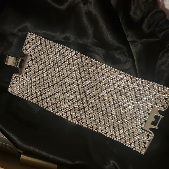 Silver Rhinestone Bracelet - Picture 3 of 5